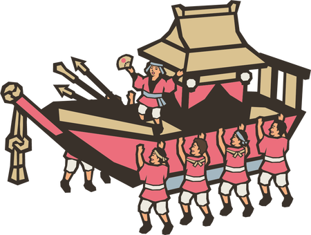 富田の鯨船「鳥出神社の鯨船行事」【富田地区】